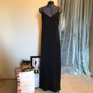 Black Slip Maxi Dress